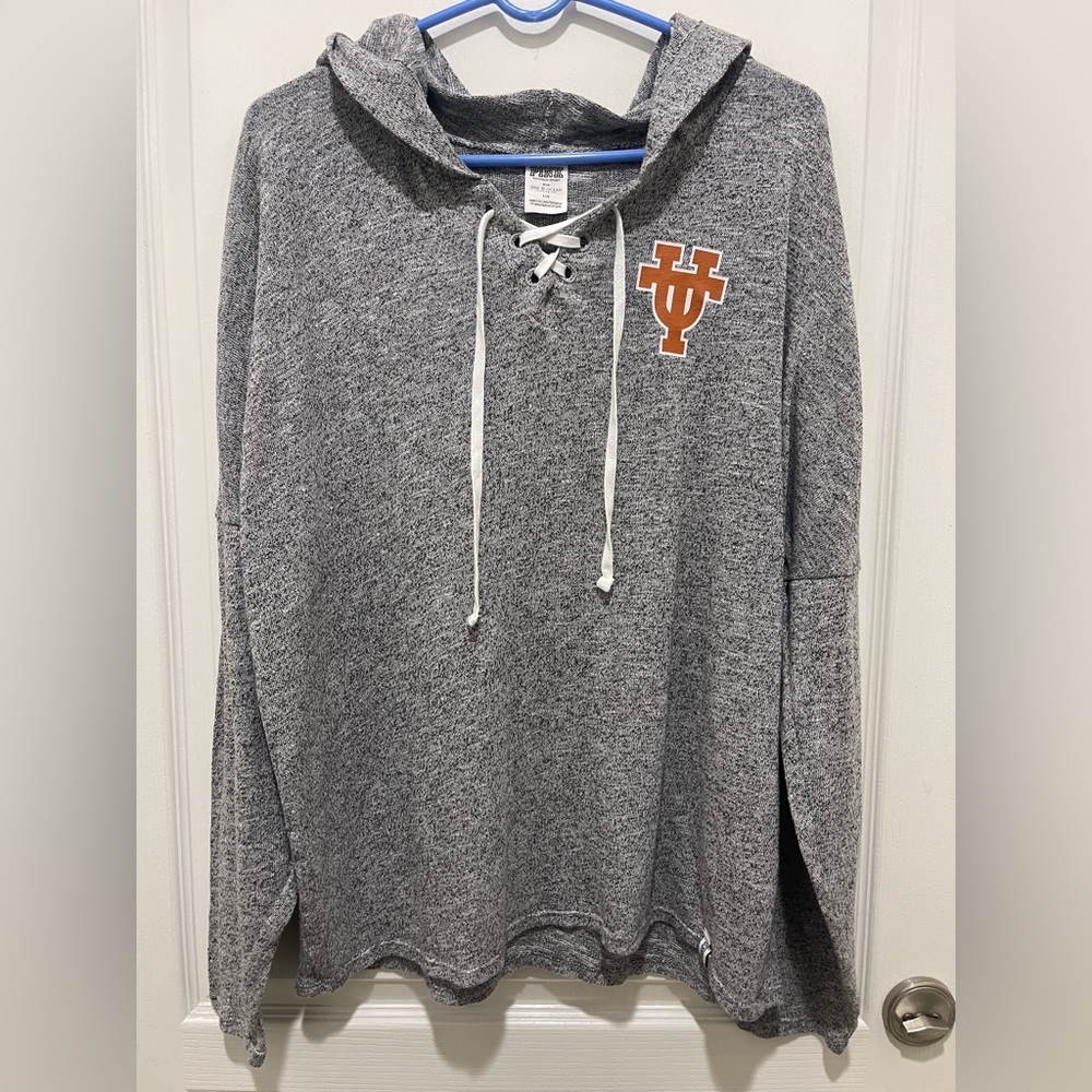PINK Victoria's Secret Gray Hoodie with UT Emblem
